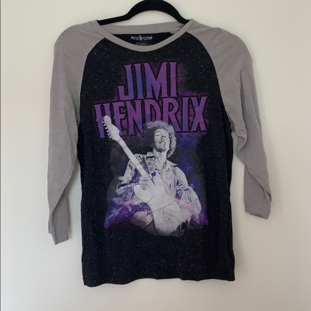 Jimi Hendrix quarter length shirt